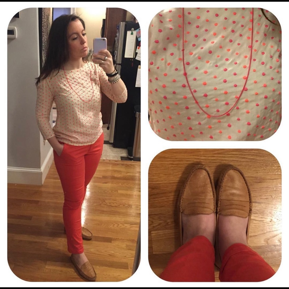 Anthropologie light weight embroidered dot cotton blouse